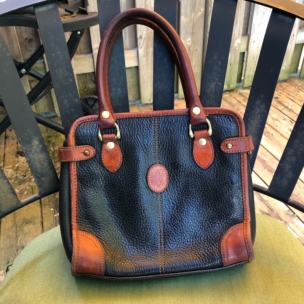 Vintage 90s Leather Liz Claiborne Handbag